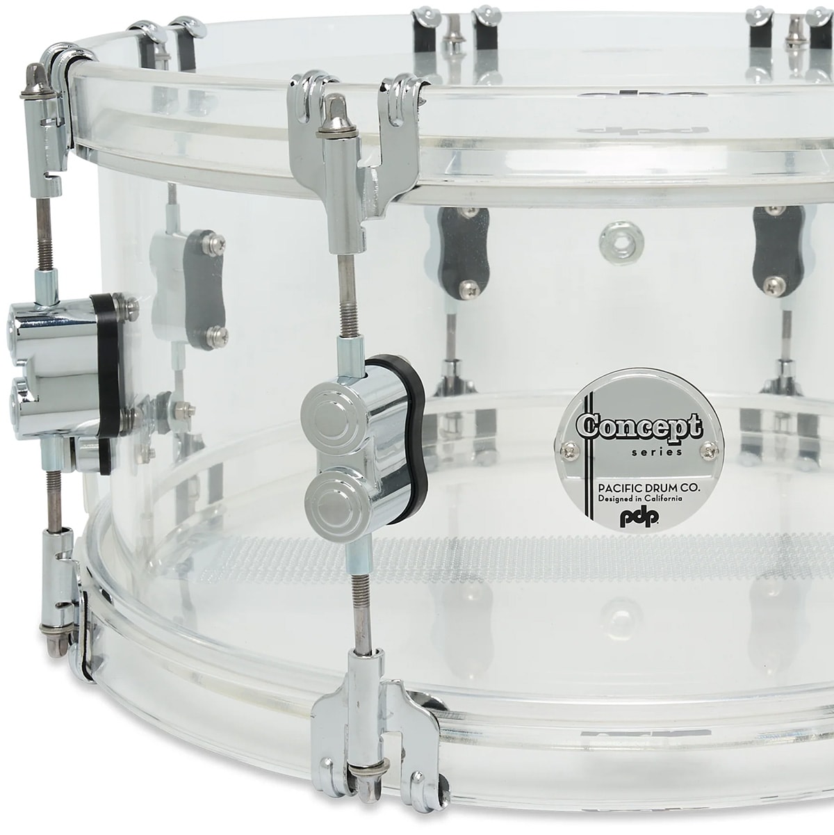PDP Concept Acrylic Snare Drum Hardware