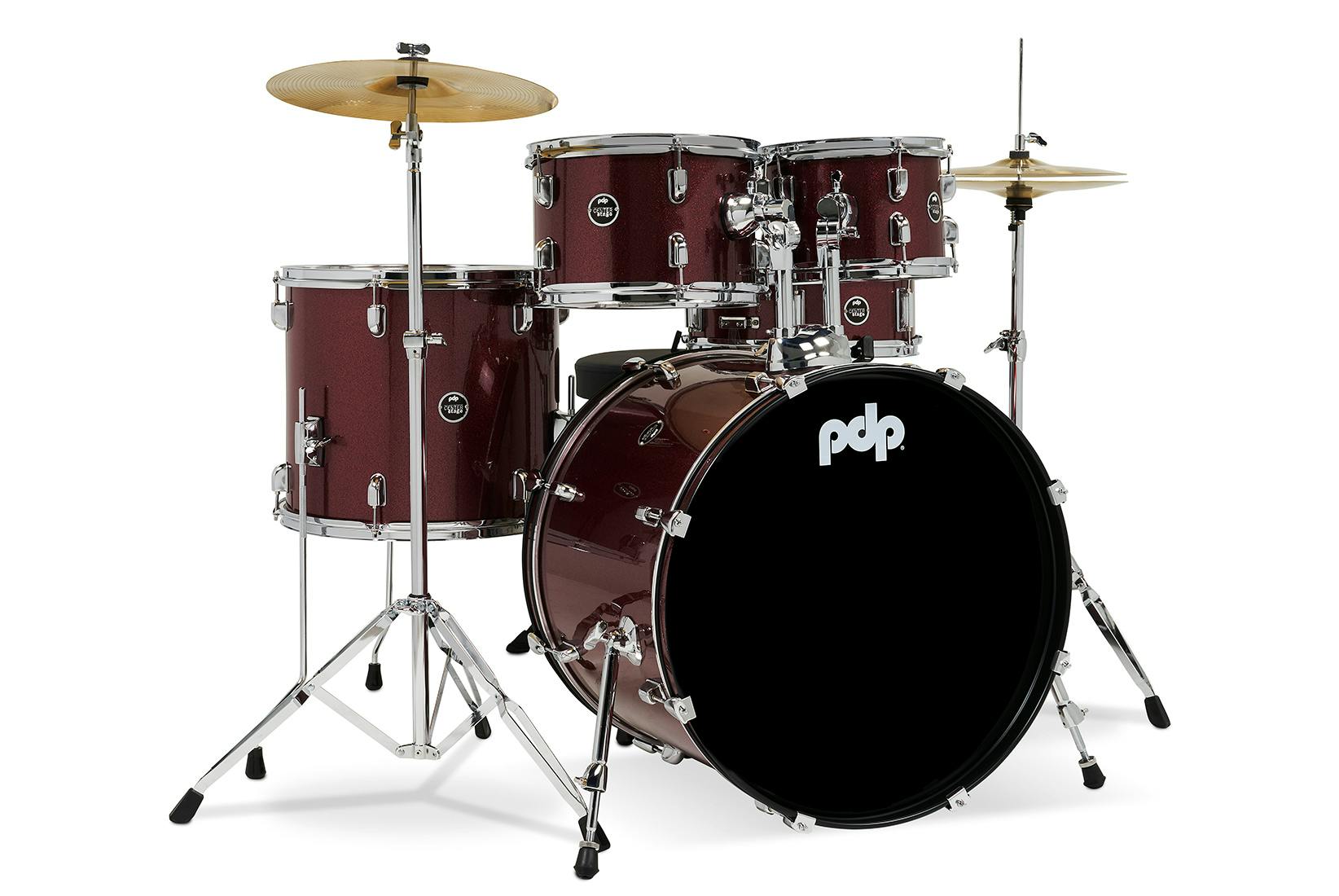 PDP CENTERstage Drum Kit - Ruby Red Sparkle